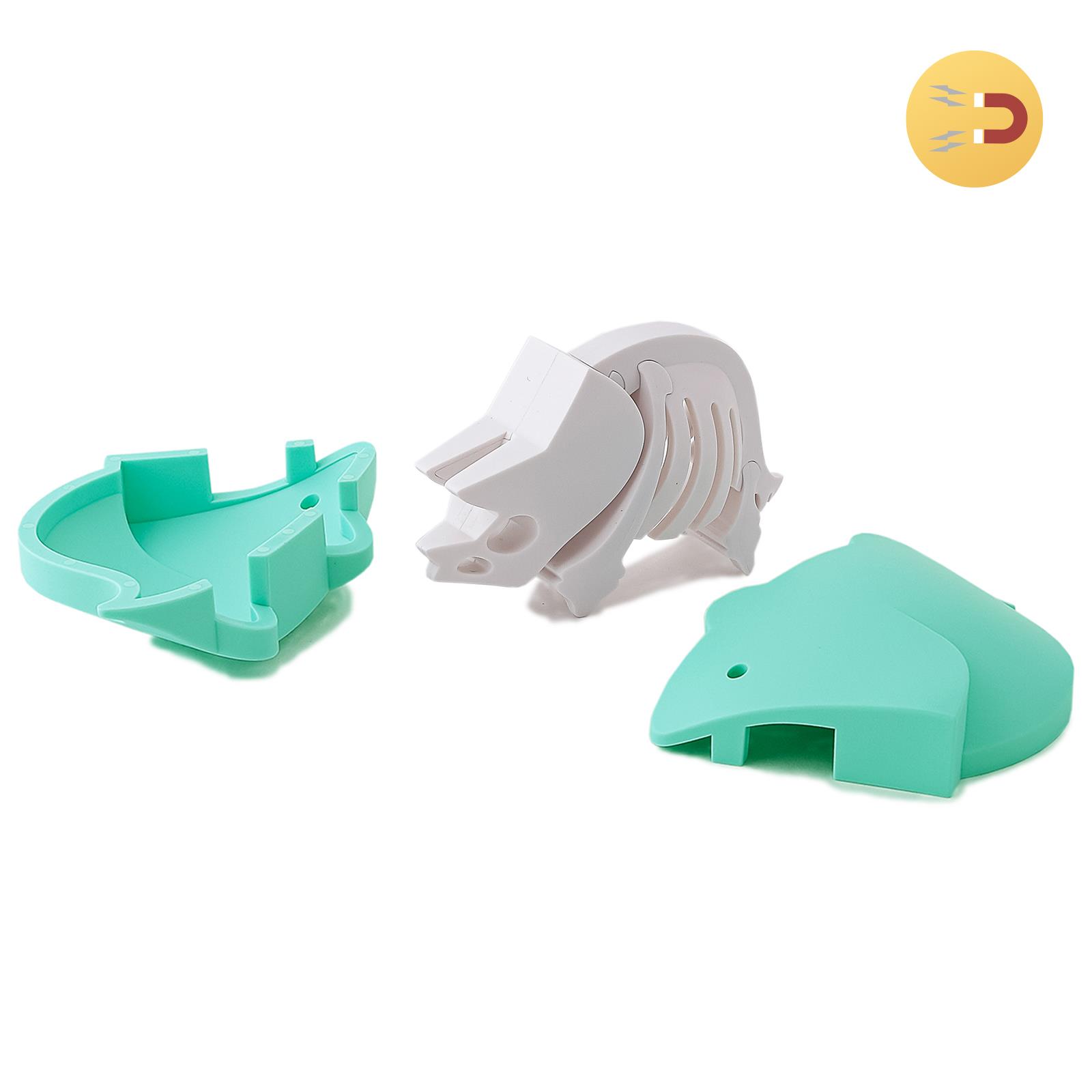 Rompecabezas de dinosaurios 3D dinosaurios magnéticos + juguetes inquietos para bebés - Imagen 140 de 149
