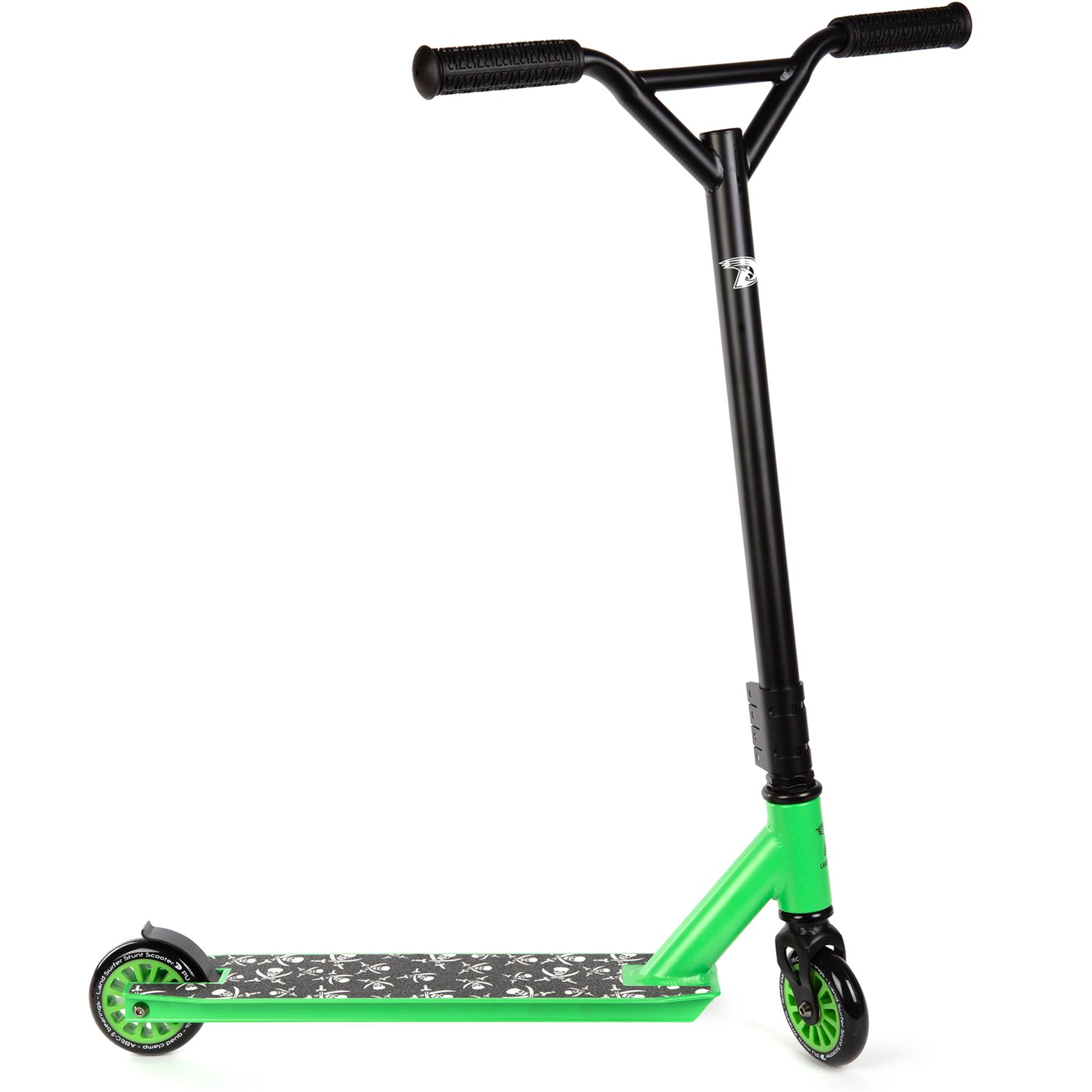 Kids Stunt Scooter Child 360 Degree Spin 2 Wheel Trick Scooter by Land Surfer - Picture 31 of 105