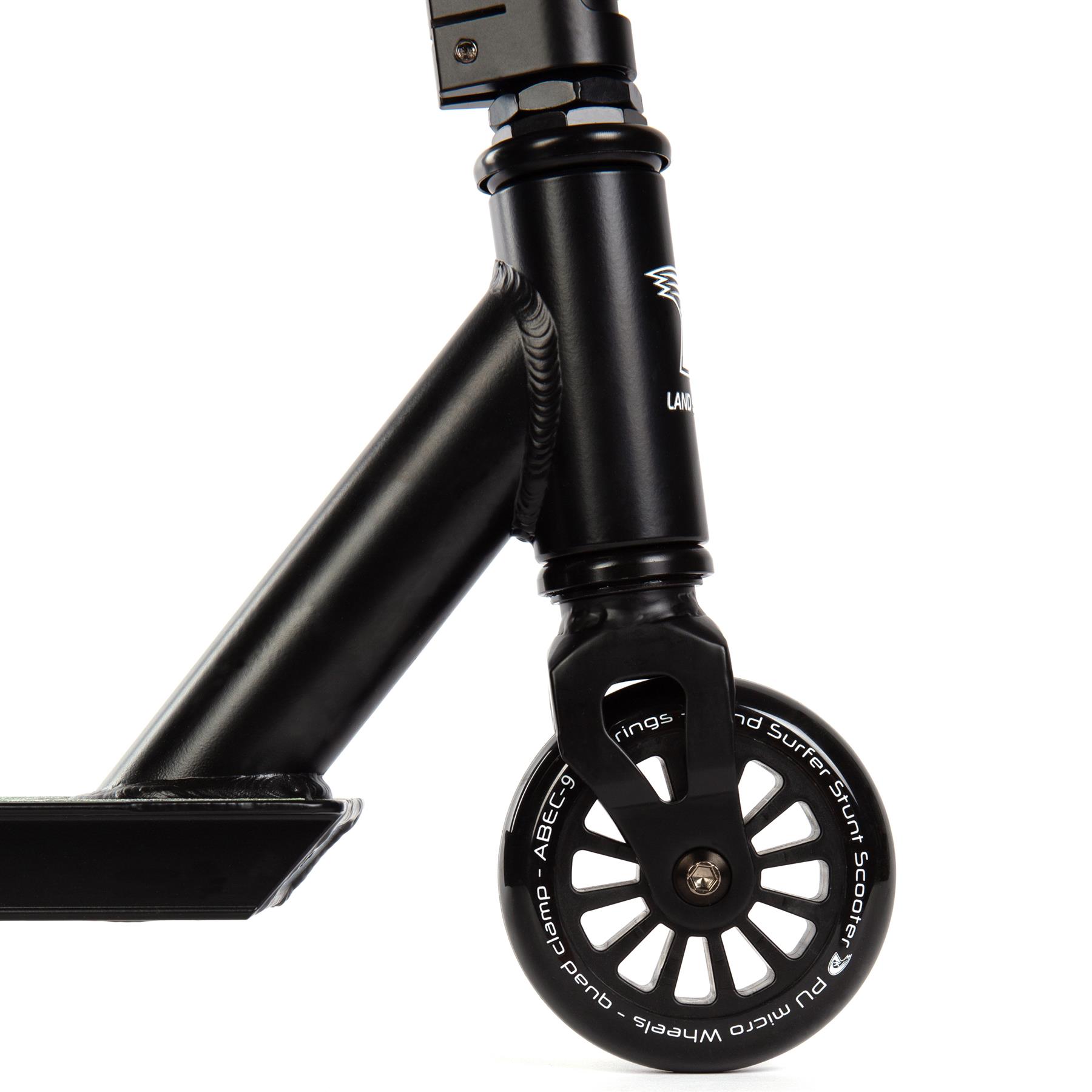 Kids Stunt Scooter Child 360 Degree Spin 2 Wheel Trick Scooter by Land Surfer - Picture 65 of 105