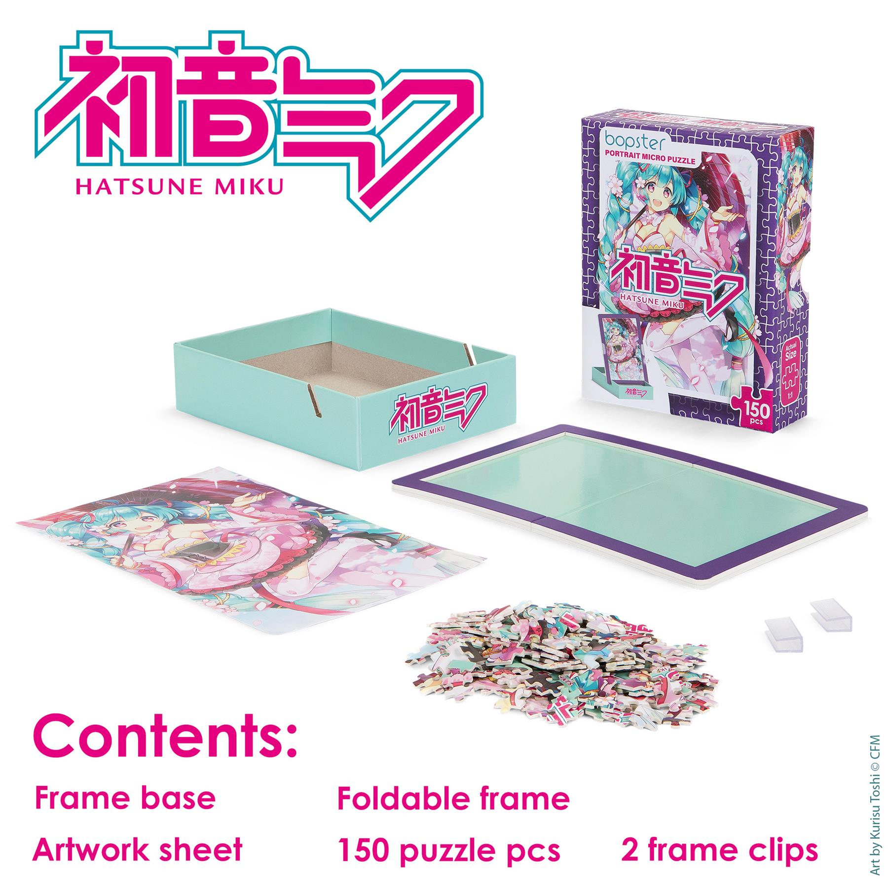 Micro Puzzle Hatsune Miku Retrato Onda 1 150 Piezas Coleccionistas Ídolo Virtual - Imagen 24 de 50