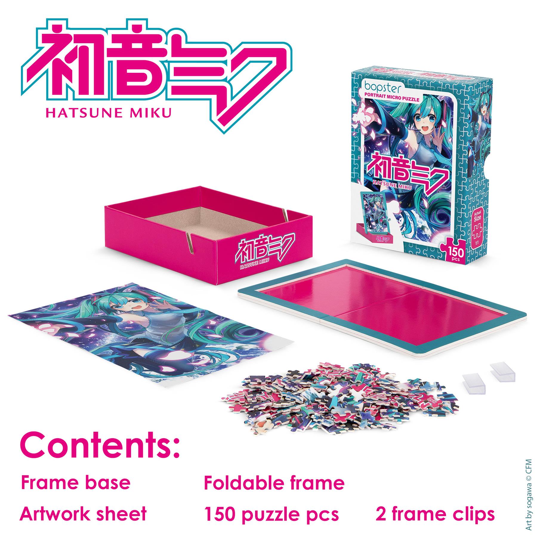 Micro Puzzle Hatsune Miku Retrato Onda 1 150 Piezas Coleccionistas Ídolo Virtual - Imagen 47 de 50