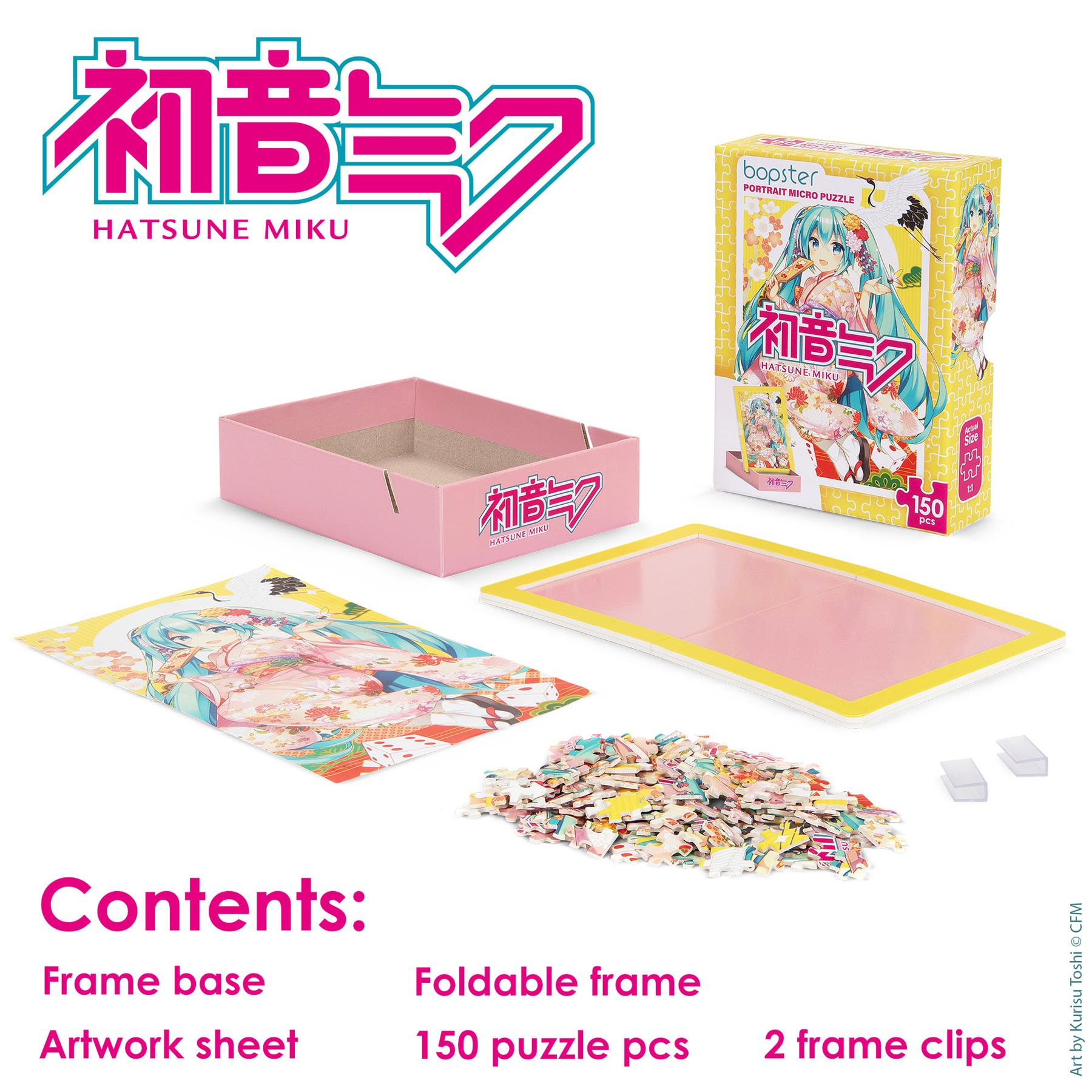 Micro Puzzle Hatsune Miku Retrato Onda 1 150 Piezas Coleccionistas Ídolo Virtual - Imagen 31 de 50