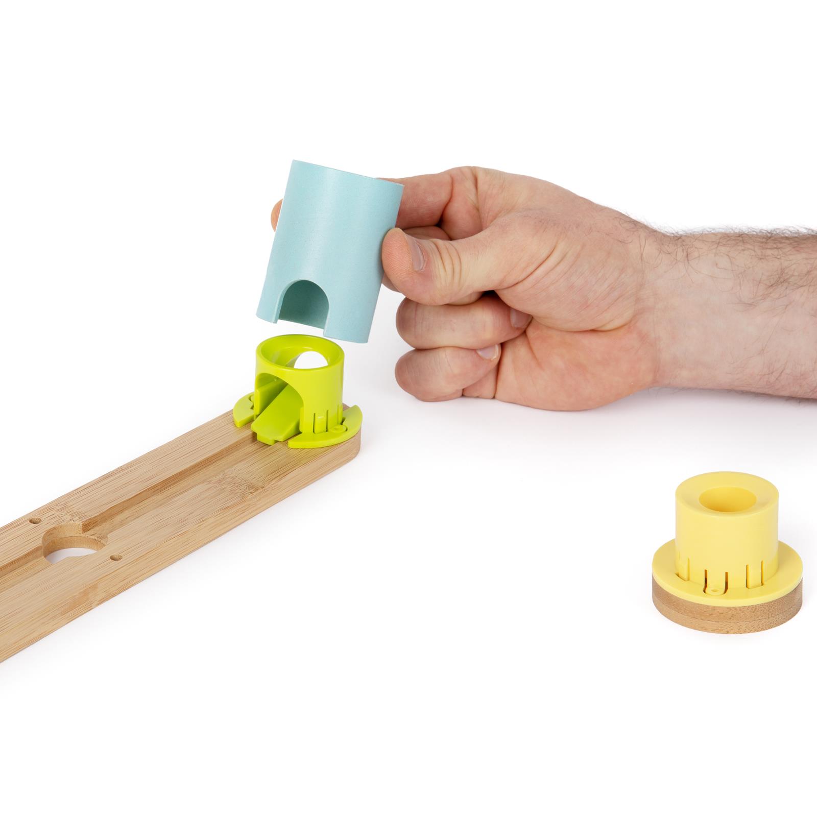 Kugelbahn Umweltfreundlich Holz Bambus Rennen Kinder Bildungs Spielset boppi - Bild 33 von 76