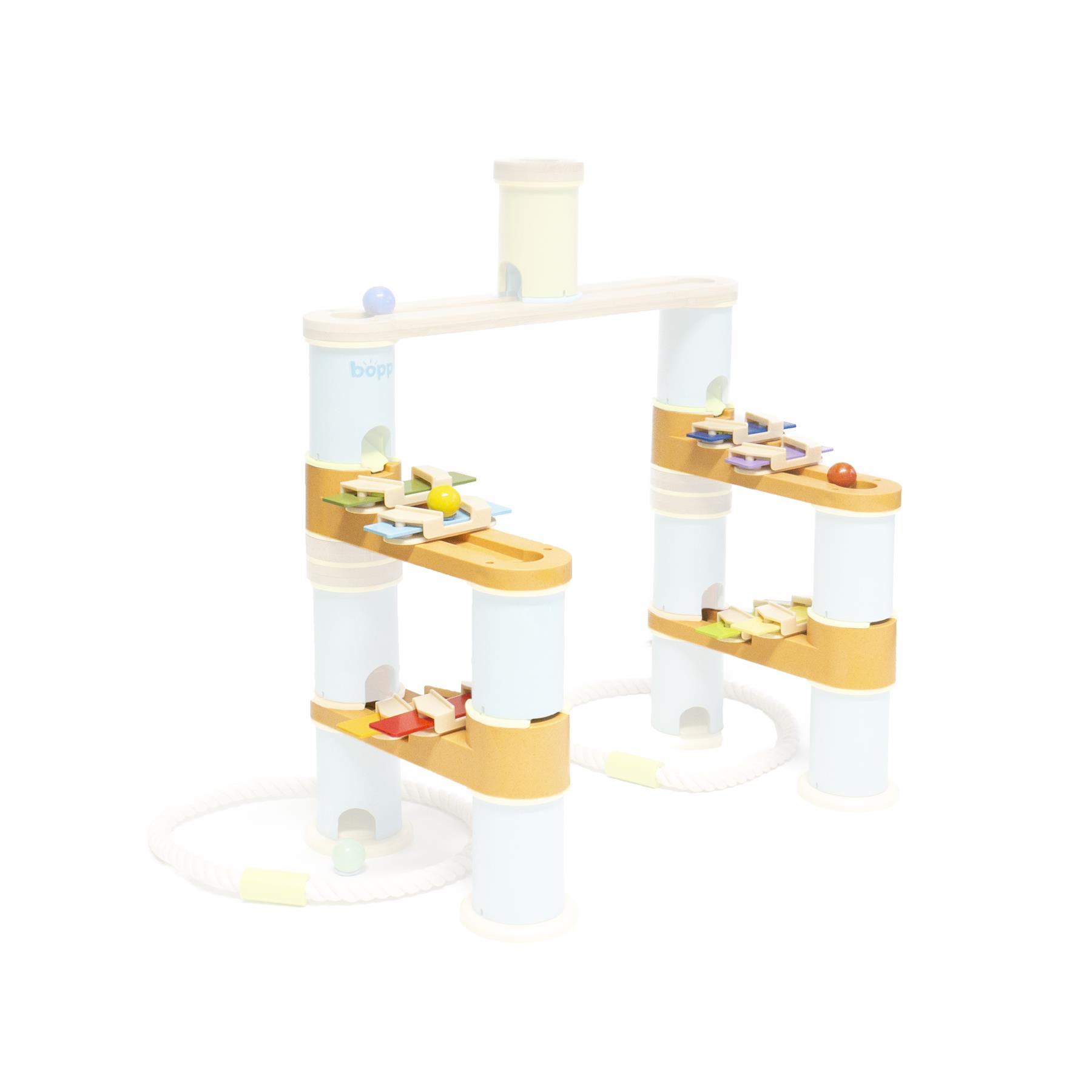 Kugelbahn Umweltfreundlich Holz Bambus Rennen Kinder Bildungs Spielset boppi - Bild 37 von 76