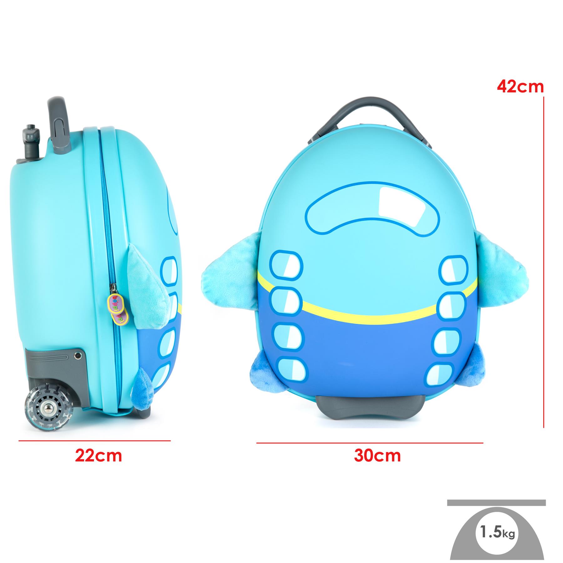 Kids Luggage boppi Tiny Trekker Holiday Cabin Bag Childrens Roller Travel Cases - Picture 37 of 138