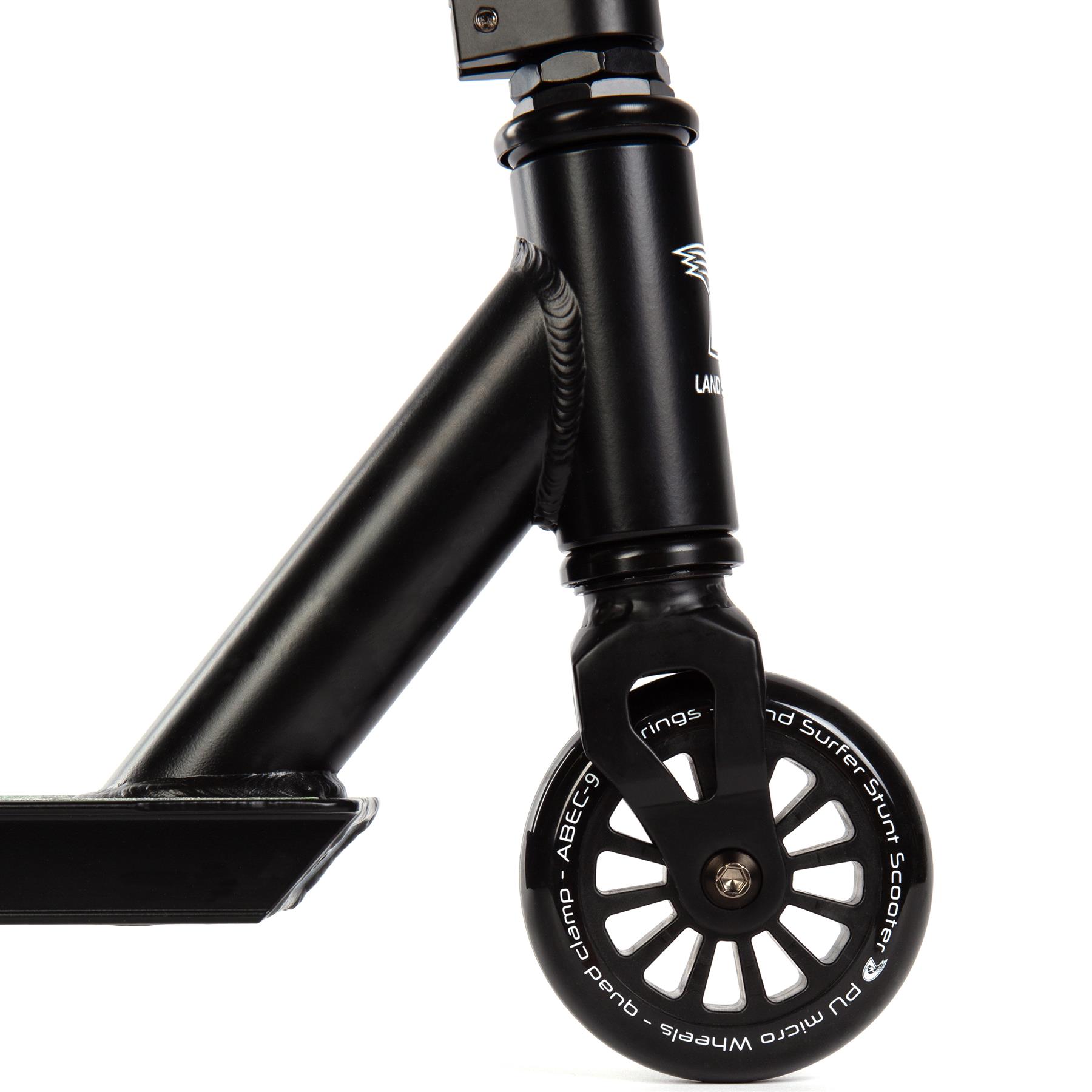 Kids Stunt Scooter Child 360 Degree Spin 2 Wheel Trick Scooter by Land Surfer - Picture 102 of 105