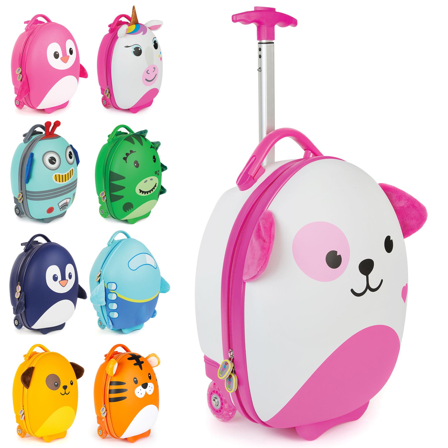 Kids Luggage boppi Tiny Trekker Holiday Cabin Bag Childrens Roller Travel Cases - Picture 90 of 138