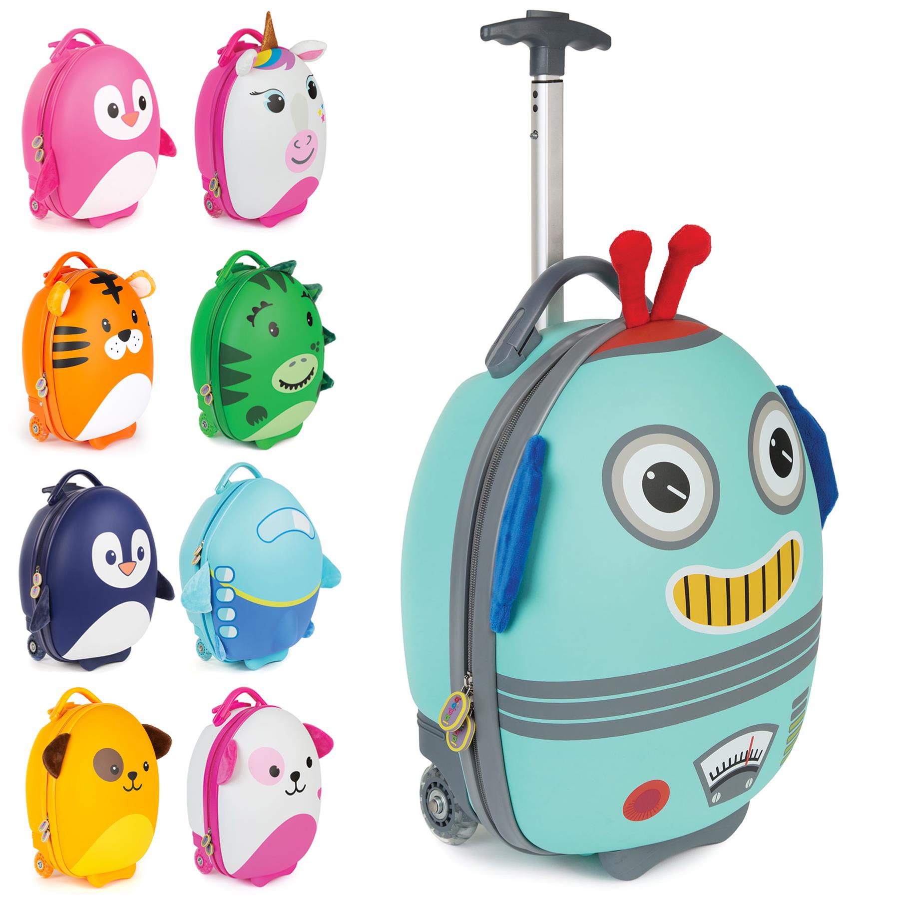 Kids Luggage boppi Tiny Trekker Holiday Cabin Bag Childrens Roller Travel Cases - Picture 114 of 138