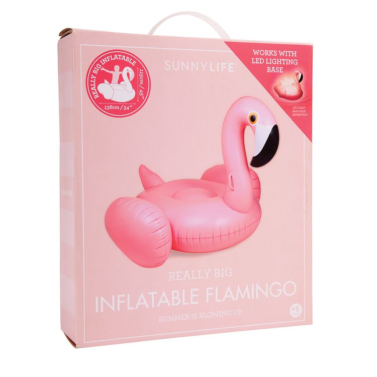 Really Big Inflatable Pink Flamingo Blow Up Pool Float Summer Fun By