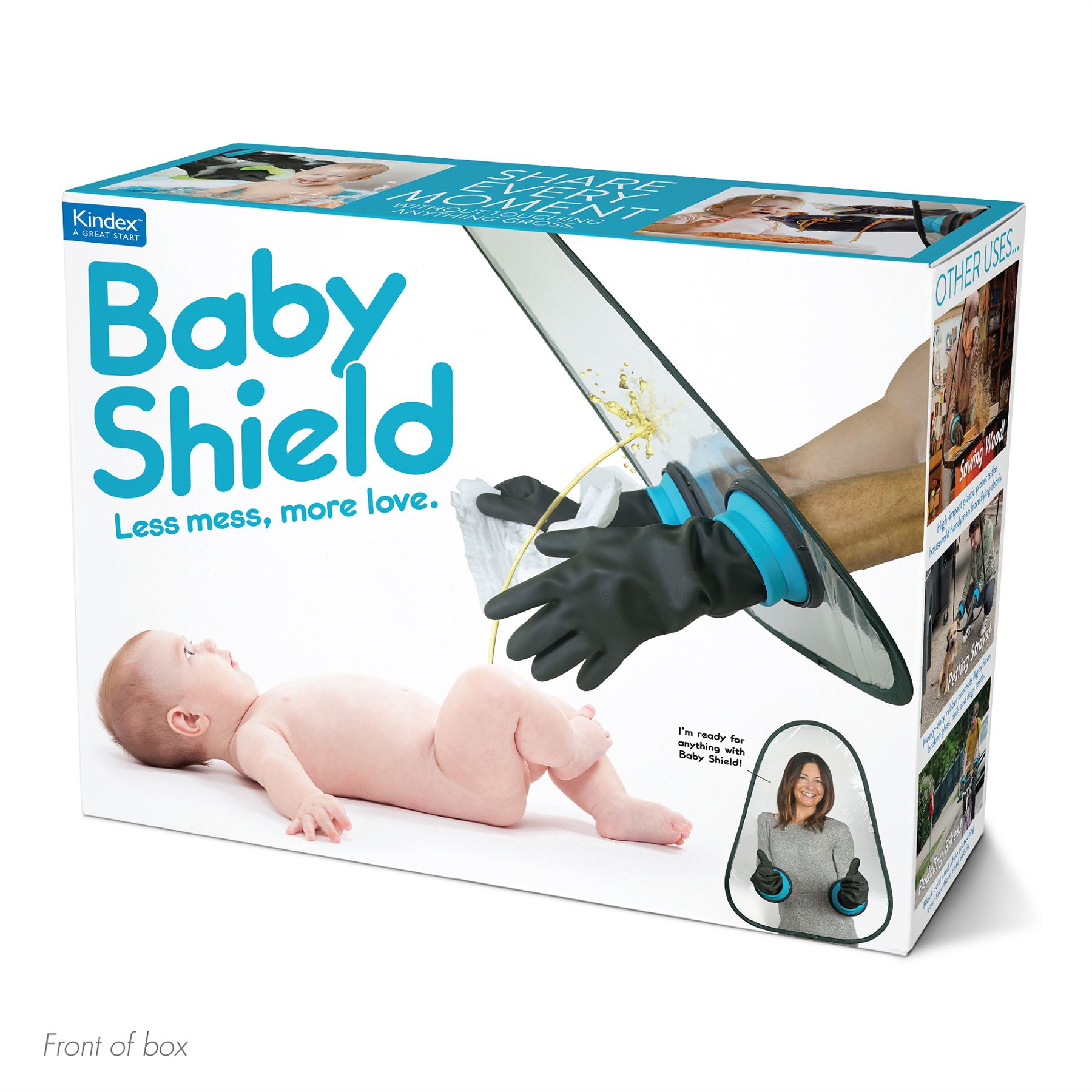 Baby Shield Prank Gift Box Wrap Real Present In Gag Fake Box, New Baby Parents | Ebay