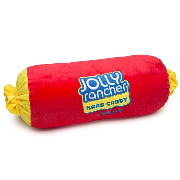 Jolly Rancher Embroidered Plush Pillow Cherry Cylinder Body Pillow