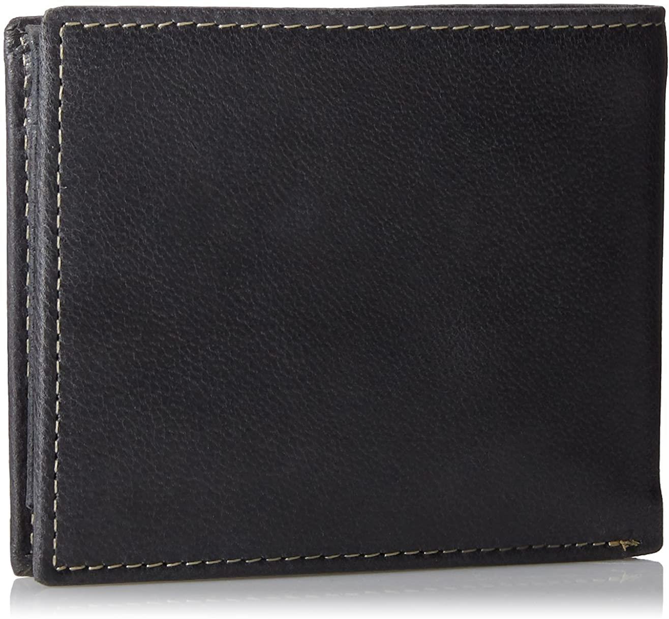 Timberland Men's Genuine Smooth Leather Cloudy Passcase Bifold Wallet - Picture 8 of 35