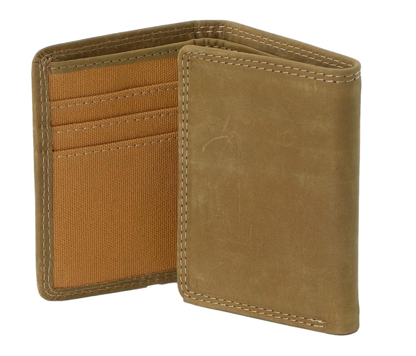 Timberland PRO Men's RFID Trifold Leather Wallet with ID Window - Picture 14 of 17