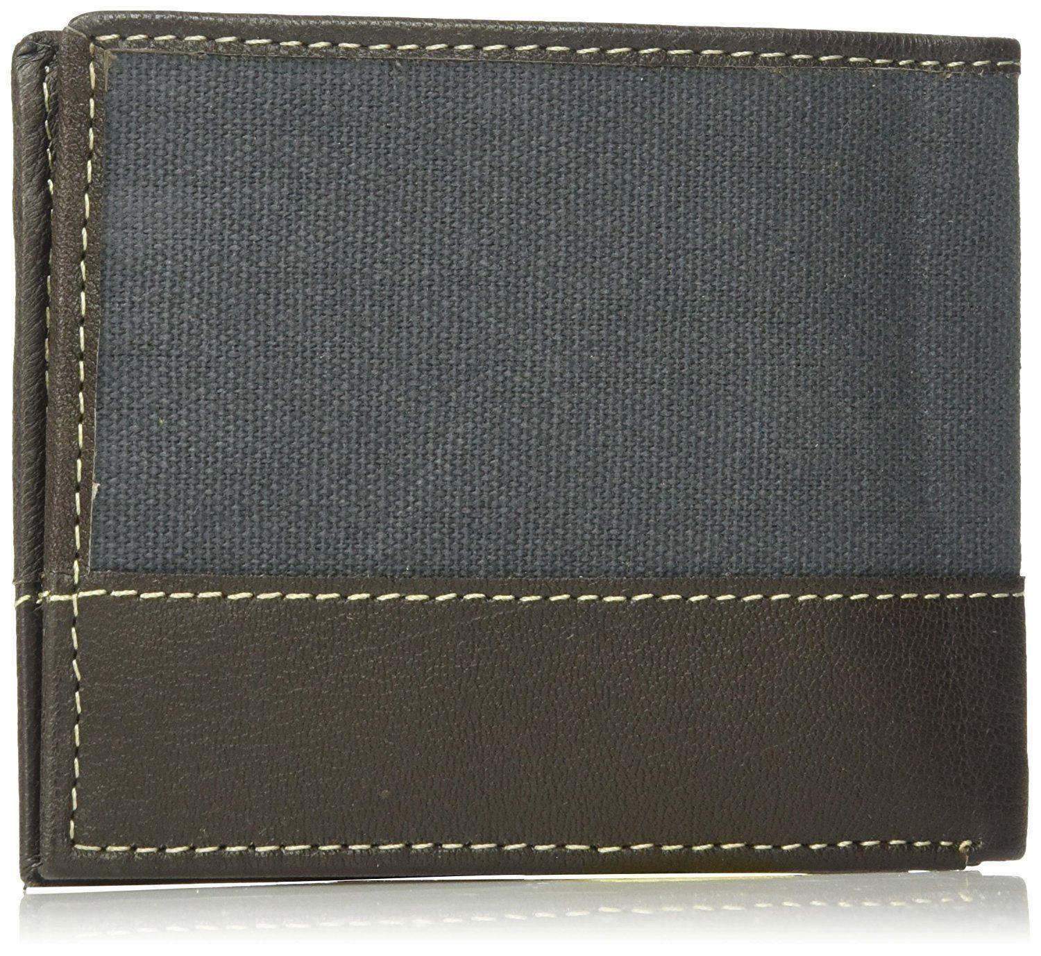 Timberland Men's Canvas Leather Billfold Wallet with Key FOB - Picture 24 of 25