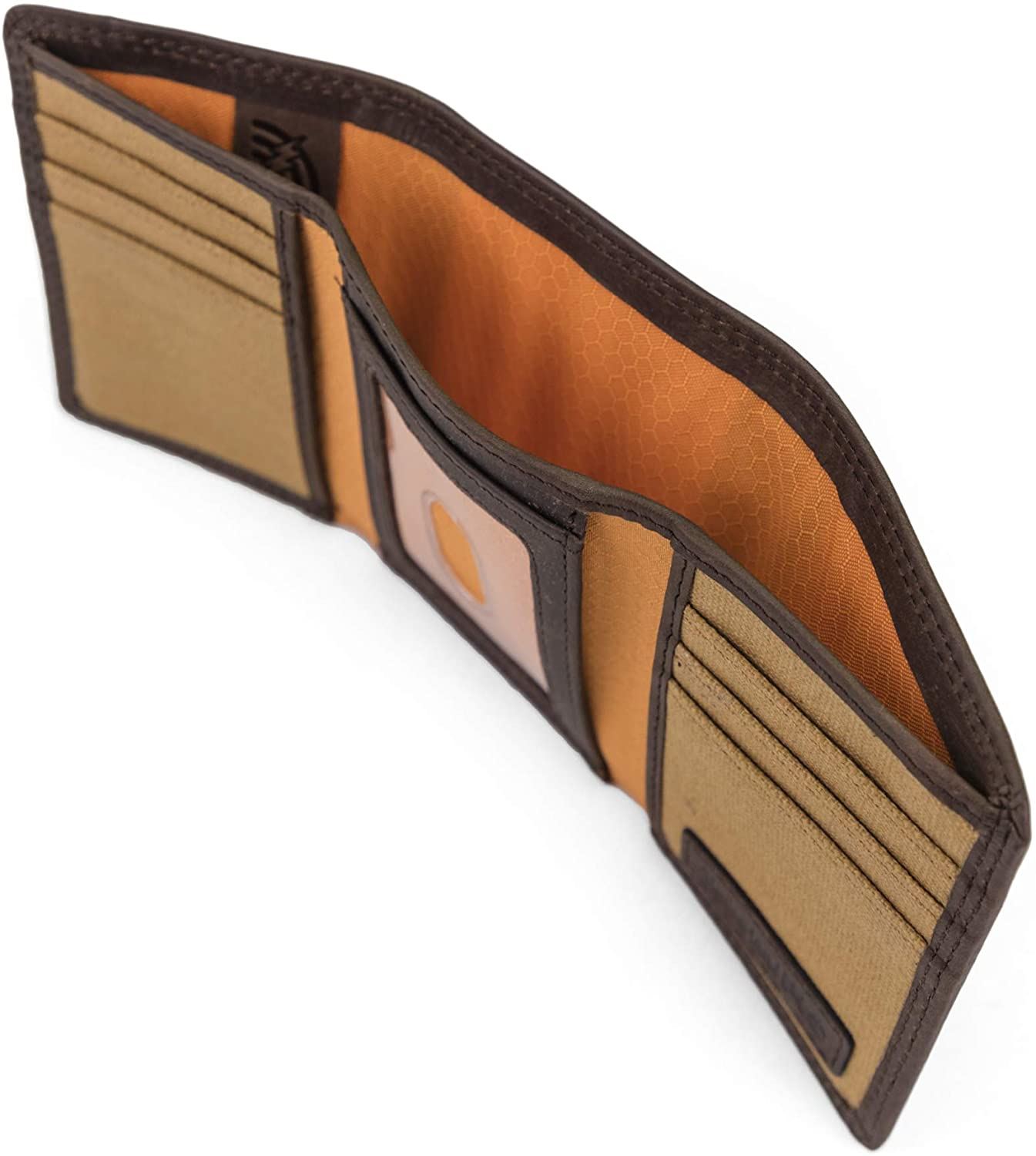 Timberland PRO Men's RFID Trifold Leather Wallet with ID Window - Picture 11 of 17