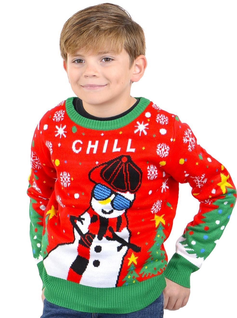 SOCAL LOOK Kids Ugly Christmas Sweater - Funny Holiday Pullover for Boys & Girls - Picture 10 of 12
