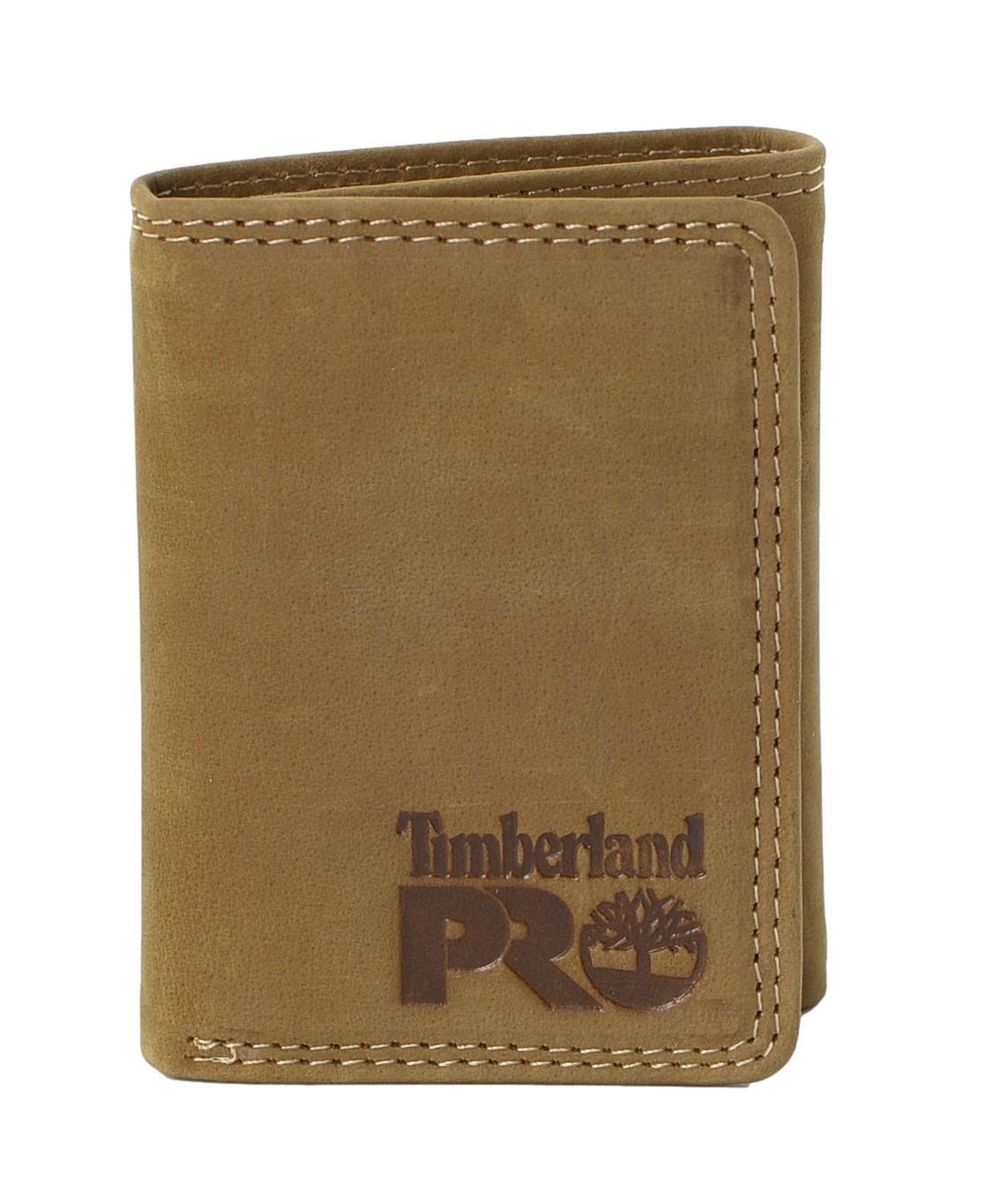 Timberland PRO Men's RFID Trifold Leather Wallet with ID Window - Picture 13 of 17