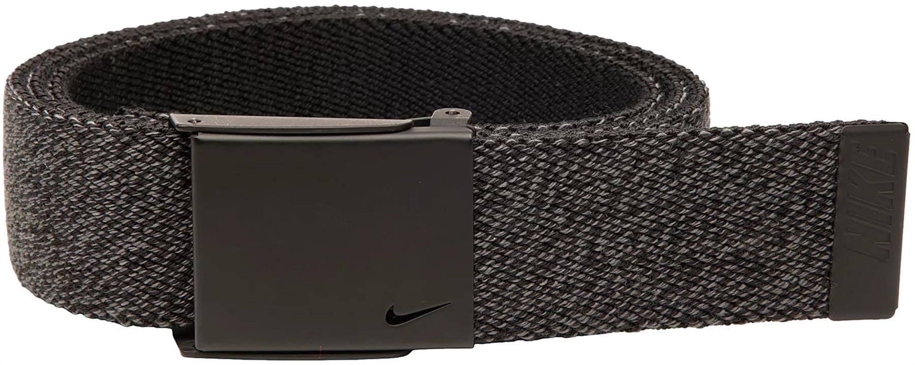 NIKE Men's Reversible Heathered Stretch Belt Adjustable One Size