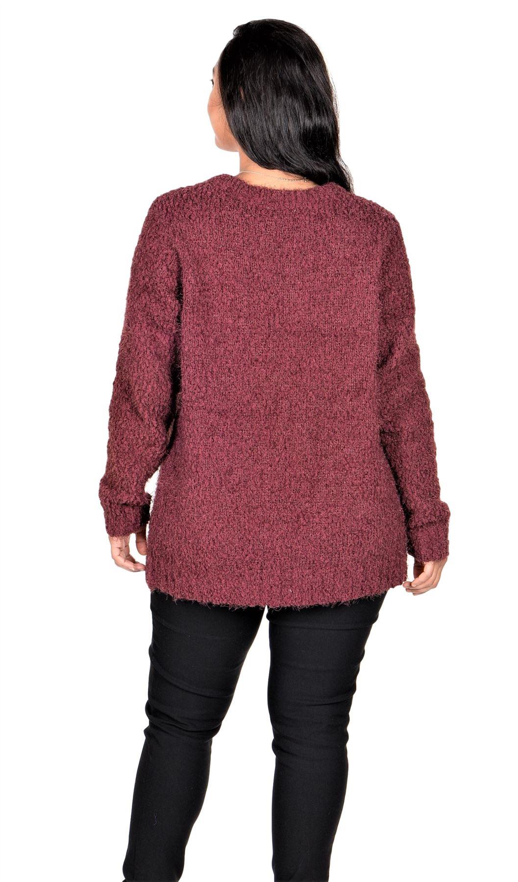 RWB Women Long Sleeve Chunky Open Sweater Cardigan - Picture 10 of 16