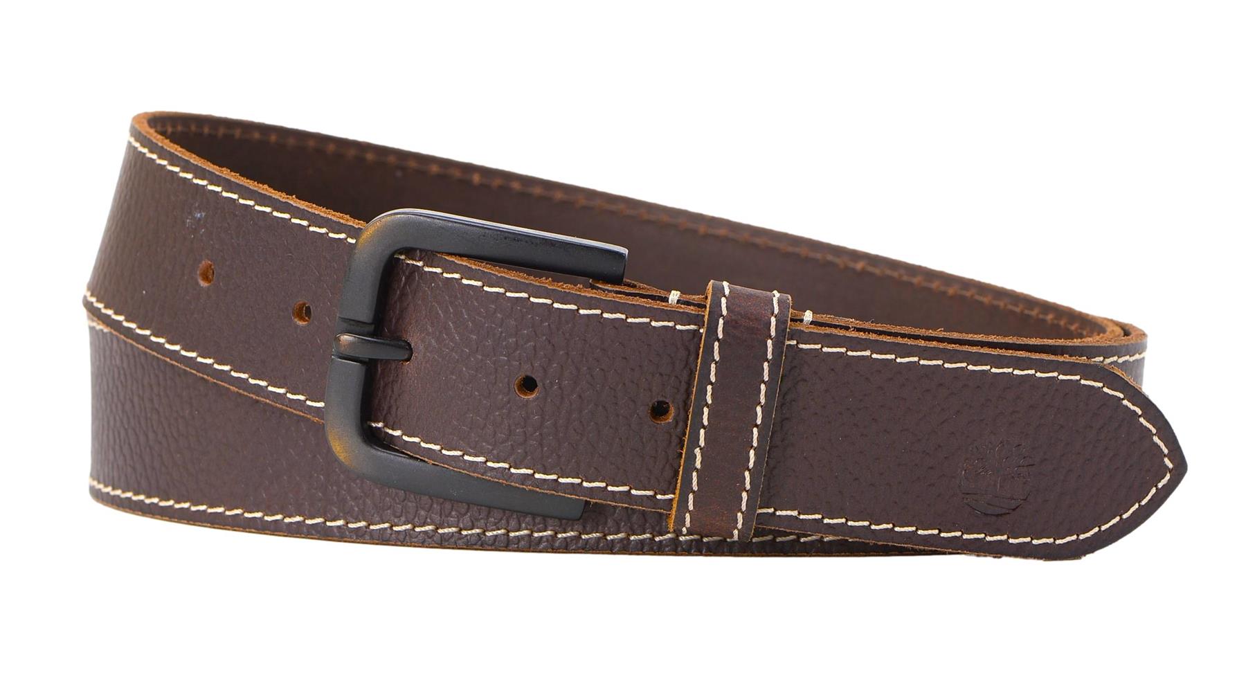 Cinturón de cuero genuino Timberland para hombre - clásico, informal cinturón de vestir diario - Imagen 13 de 15