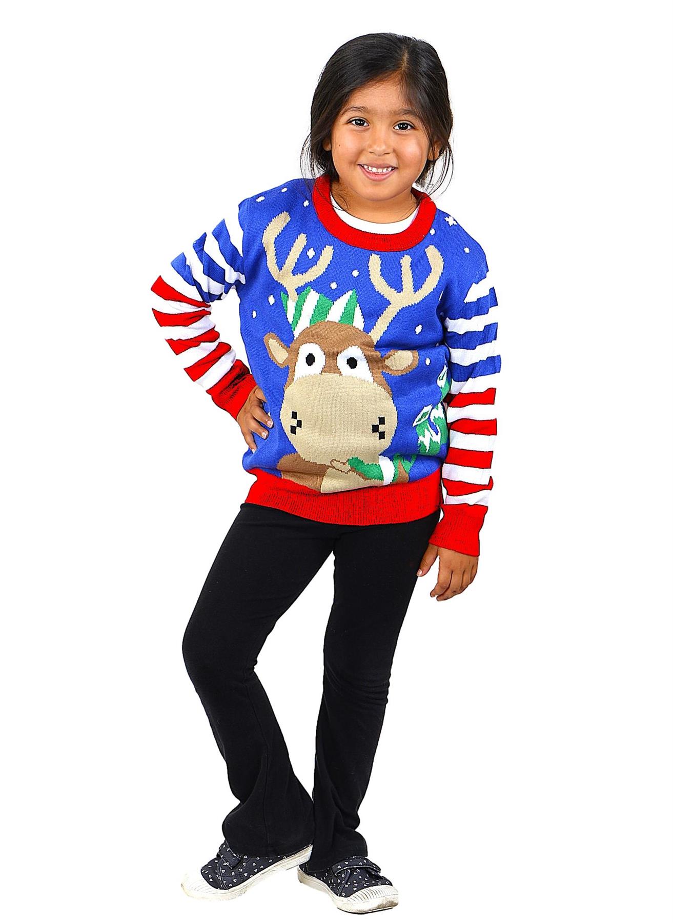 KESIS Kids Ugly Christmas Sweater - Funny Holiday Pullover for Boys & Girls - Picture 8 of 12