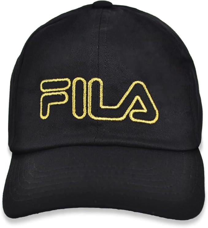 FILA Damen Mütze Kappe Riemen hinten gold bestickt Logo verstellbar - Bild 3 von 10