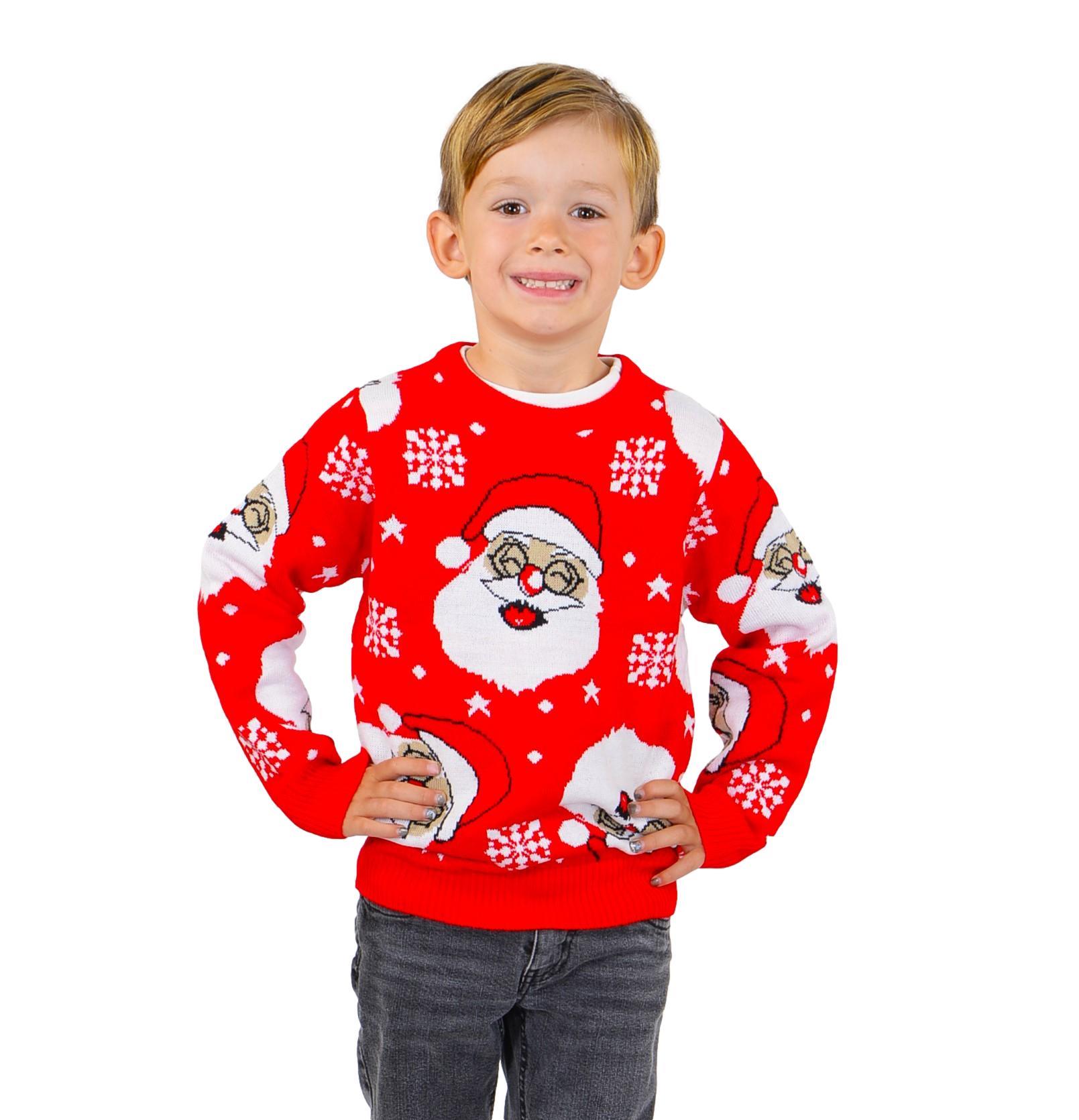 SOCAL LOOK Kids Ugly Christmas Sweater - Funny Holiday Pullover for Boys & Girls - Picture 9 of 9