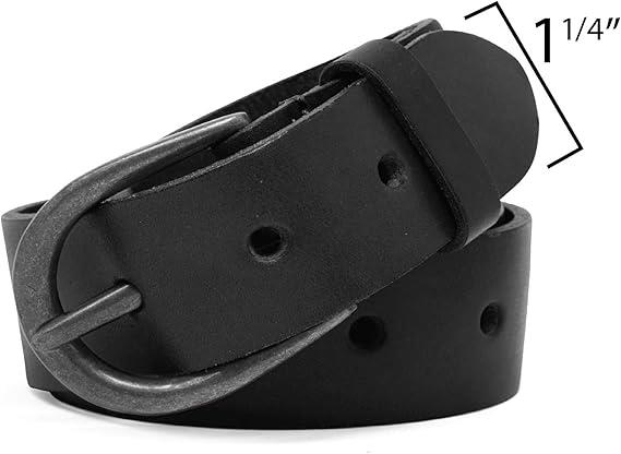 Timberland Damen 1,25 Zoll breiter (32 mm) lässiger Ledergürtel für Jeans - Bild 5 von 10