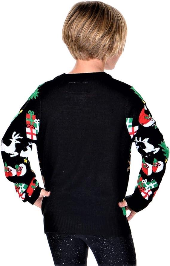 SOCAL LOOK Kids Ugly Christmas Sweater - Funny Holiday Pullover for Boys & Girls - Picture 6 of 9