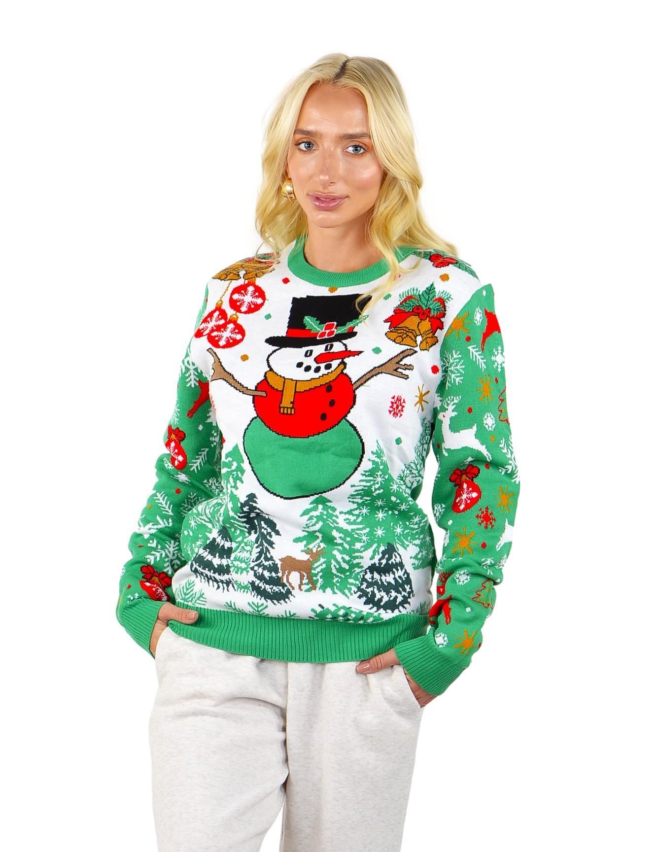 SOCAL LOOK Ugly Christmas Sweater for Women - Funny Holiday Pullover - Picture 5 of 21