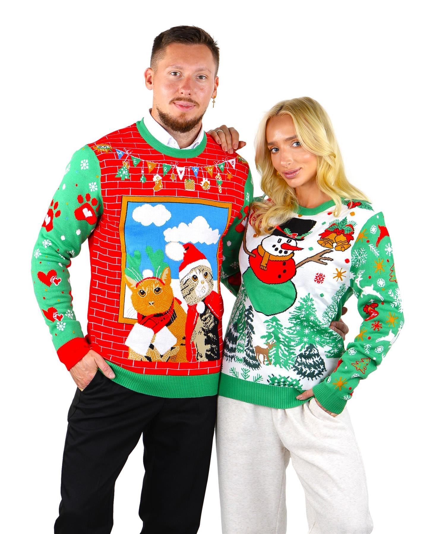 SOCAL LOOK Ugly Christmas Sweater for Women - Funny Holiday Pullover - Picture 9 of 21