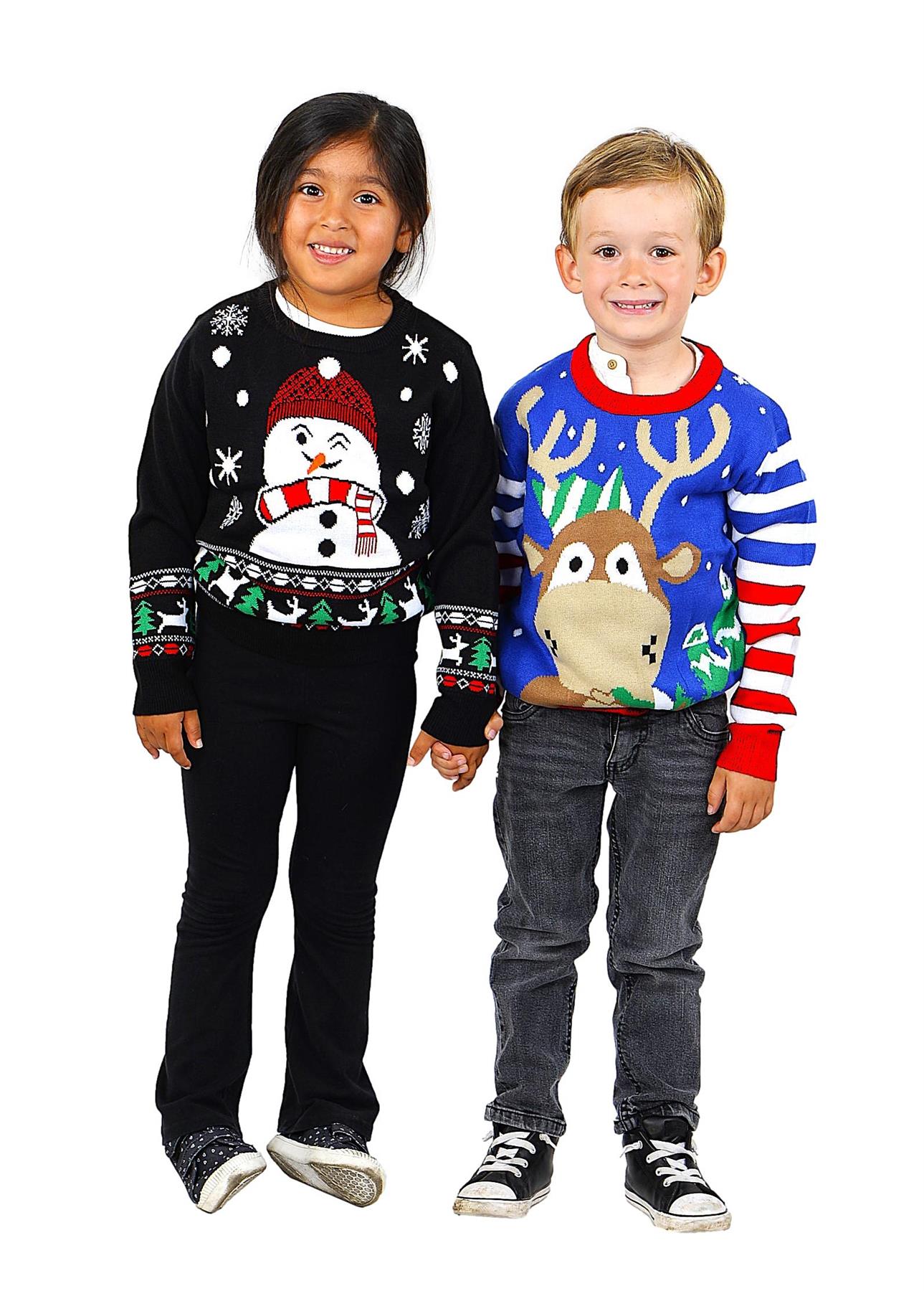 KESIS Kids Ugly Christmas Sweater - Funny Holiday Pullover for Boys & Girls - Picture 5 of 12