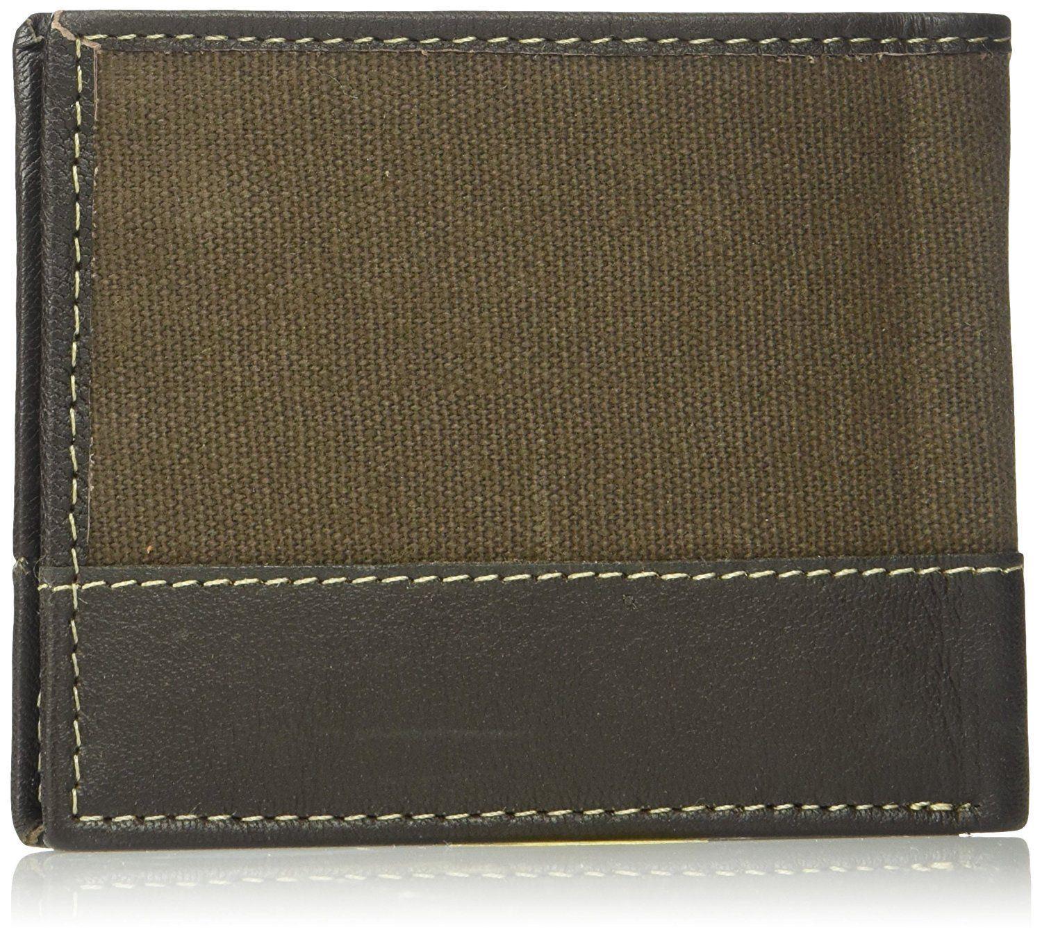 Timberland Men's Canvas Leather Billfold Wallet with Key FOB - Picture 12 of 25
