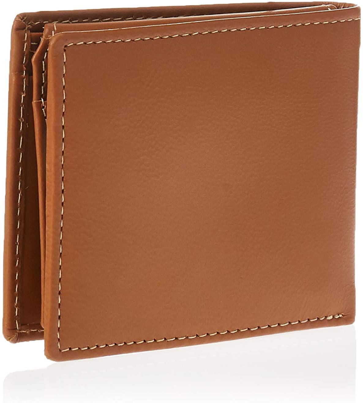 Timberland Men's Genuine Smooth Leather Cloudy Passcase Bifold Wallet - Picture 31 of 35