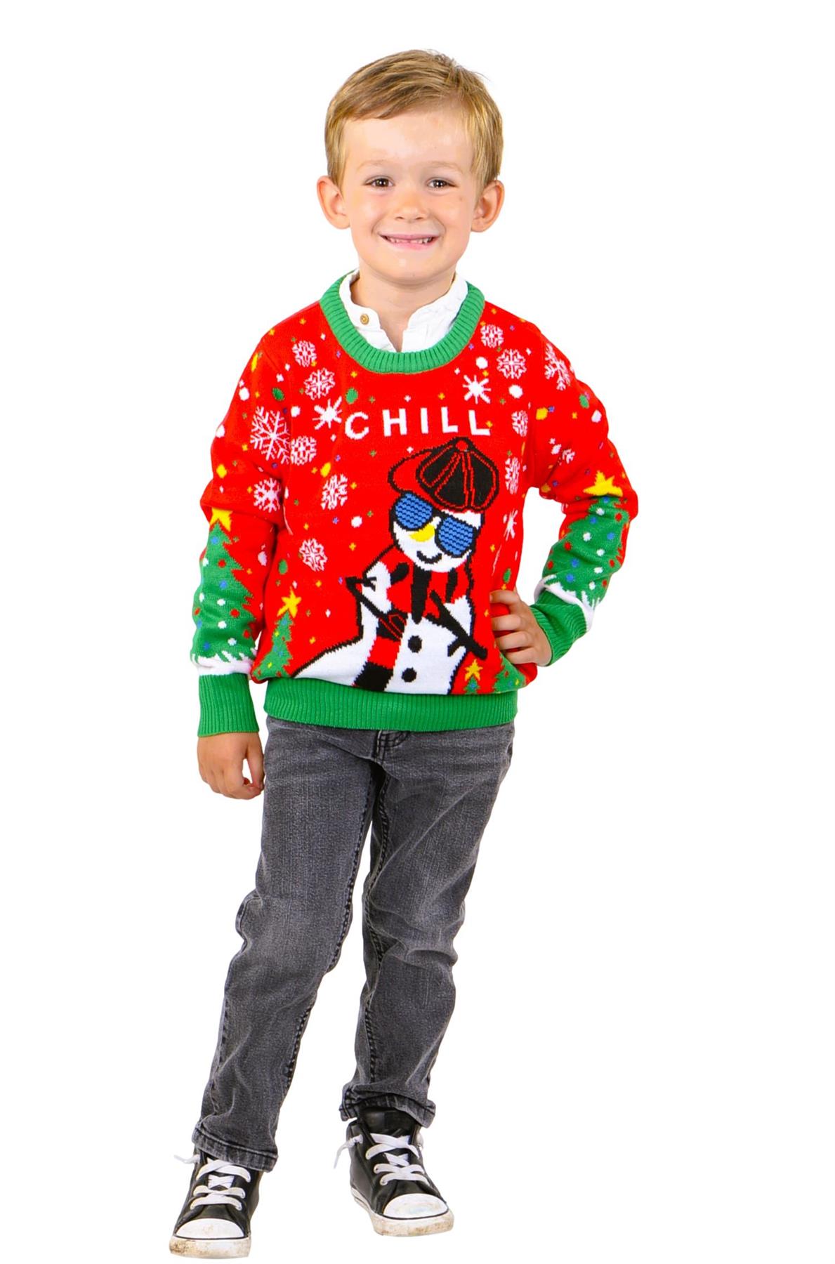 SOCAL LOOK Kids Ugly Christmas Sweater - Funny Holiday Pullover for Boys & Girls - Picture 8 of 12