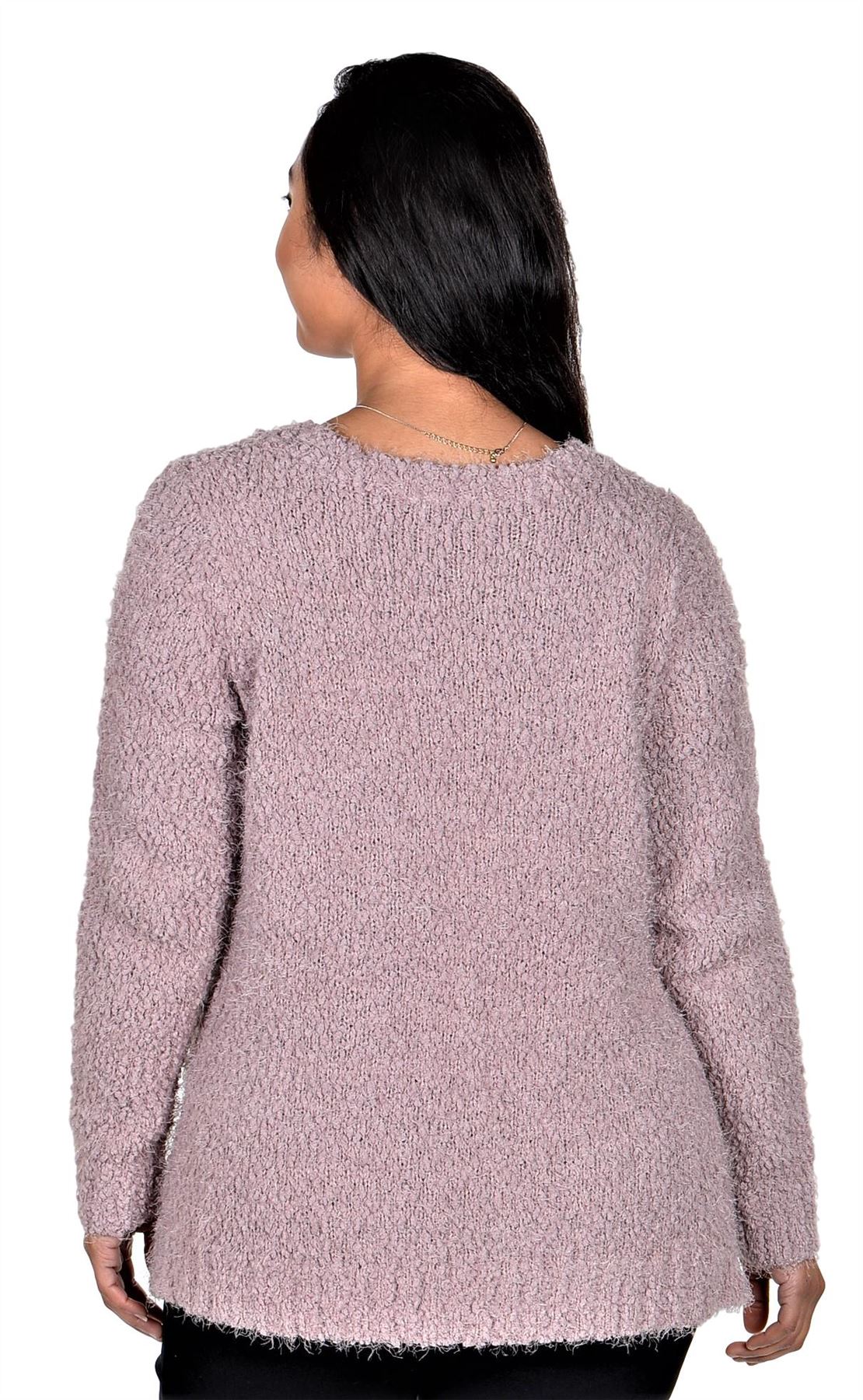 RWB Women Long Sleeve Chunky Open Sweater Cardigan - Picture 13 of 16