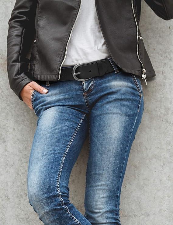 Timberland Damen 1,25 Zoll breiter (32 mm) lässiger Ledergürtel für Jeans - Bild 7 von 10