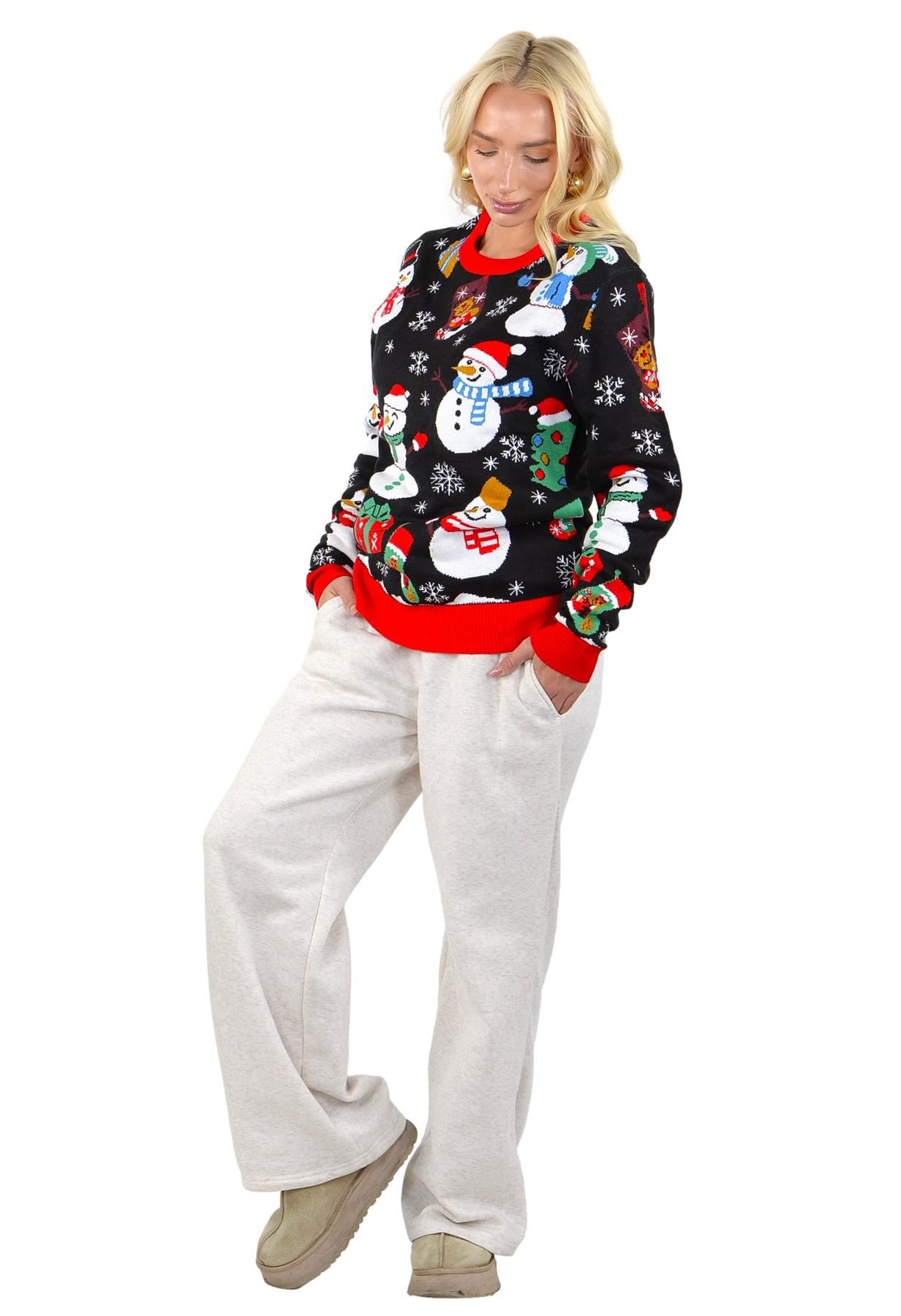 SOCAL LOOK Ugly Christmas Sweater for Women - Funny Holiday Pullover - Picture 18 of 21