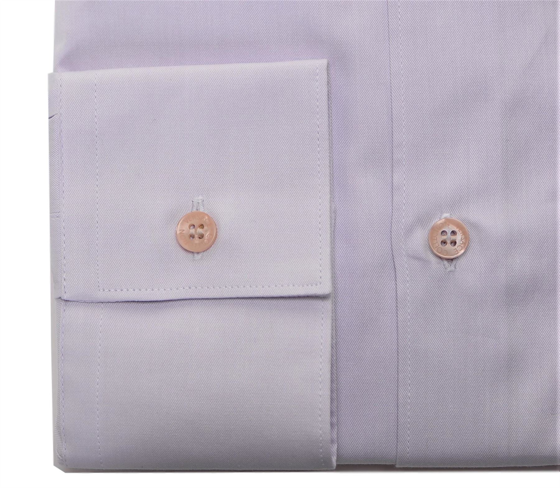 Versace Collection Trend Mens Cotton Dress Shirt V300014 Light Lavender - Picture 6 of 6