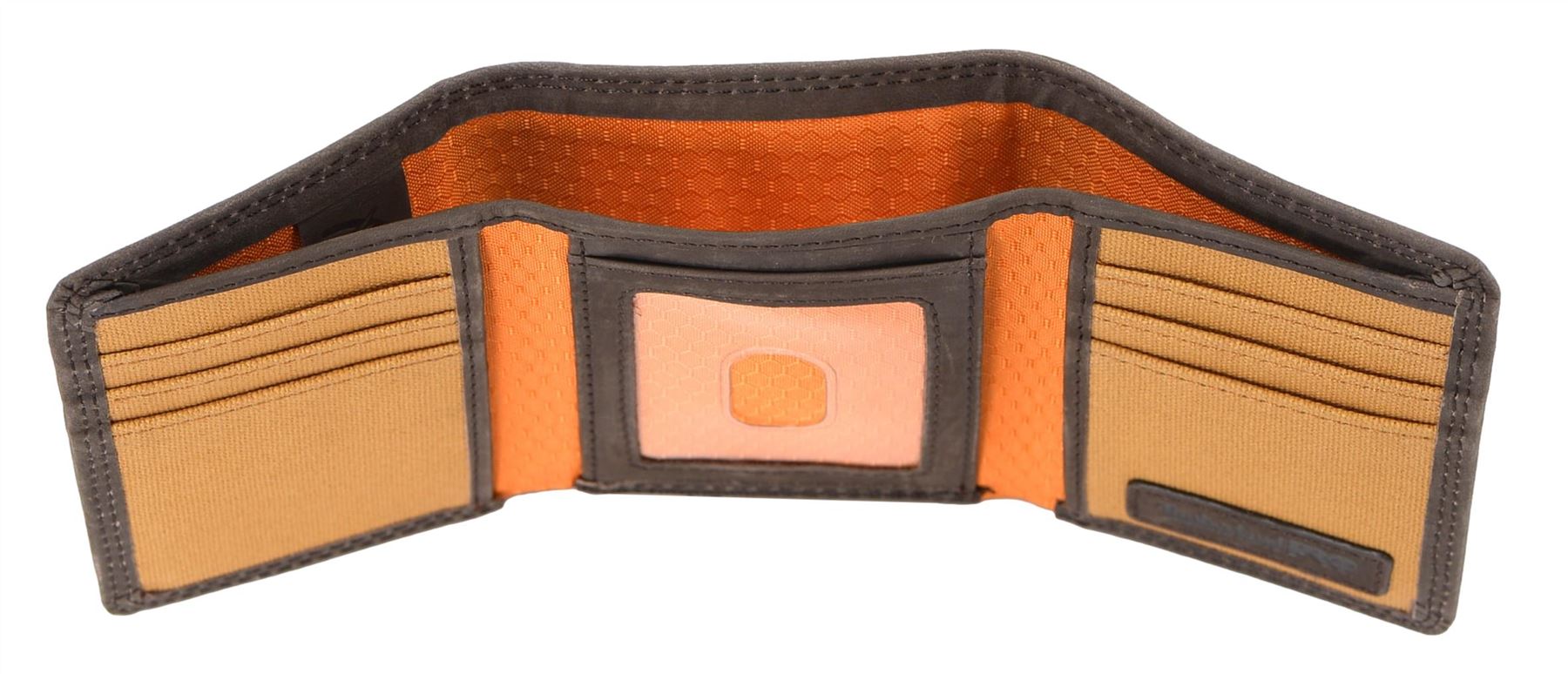 Timberland PRO Men's RFID Trifold Leather Wallet with ID Window - Picture 10 of 17