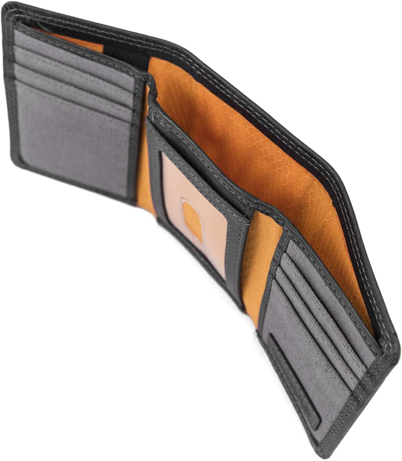 Timberland PRO Men's RFID Trifold Leather Wallet with ID Window - Picture 9 of 9