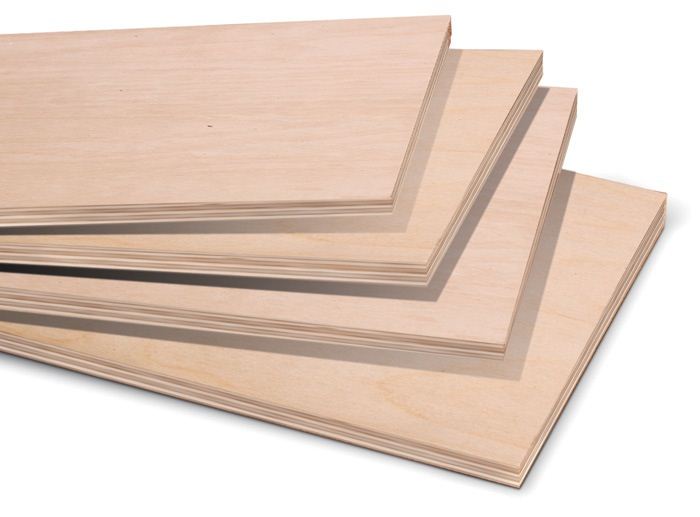 Plywood Ply board Flooring 6 Sheets 3.6mm Thick 2ft 2ft