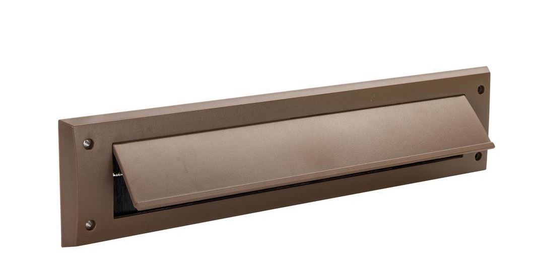 LETTERBOX DRAUGHT EXCLUDER BROWN WITH FLAP eBay