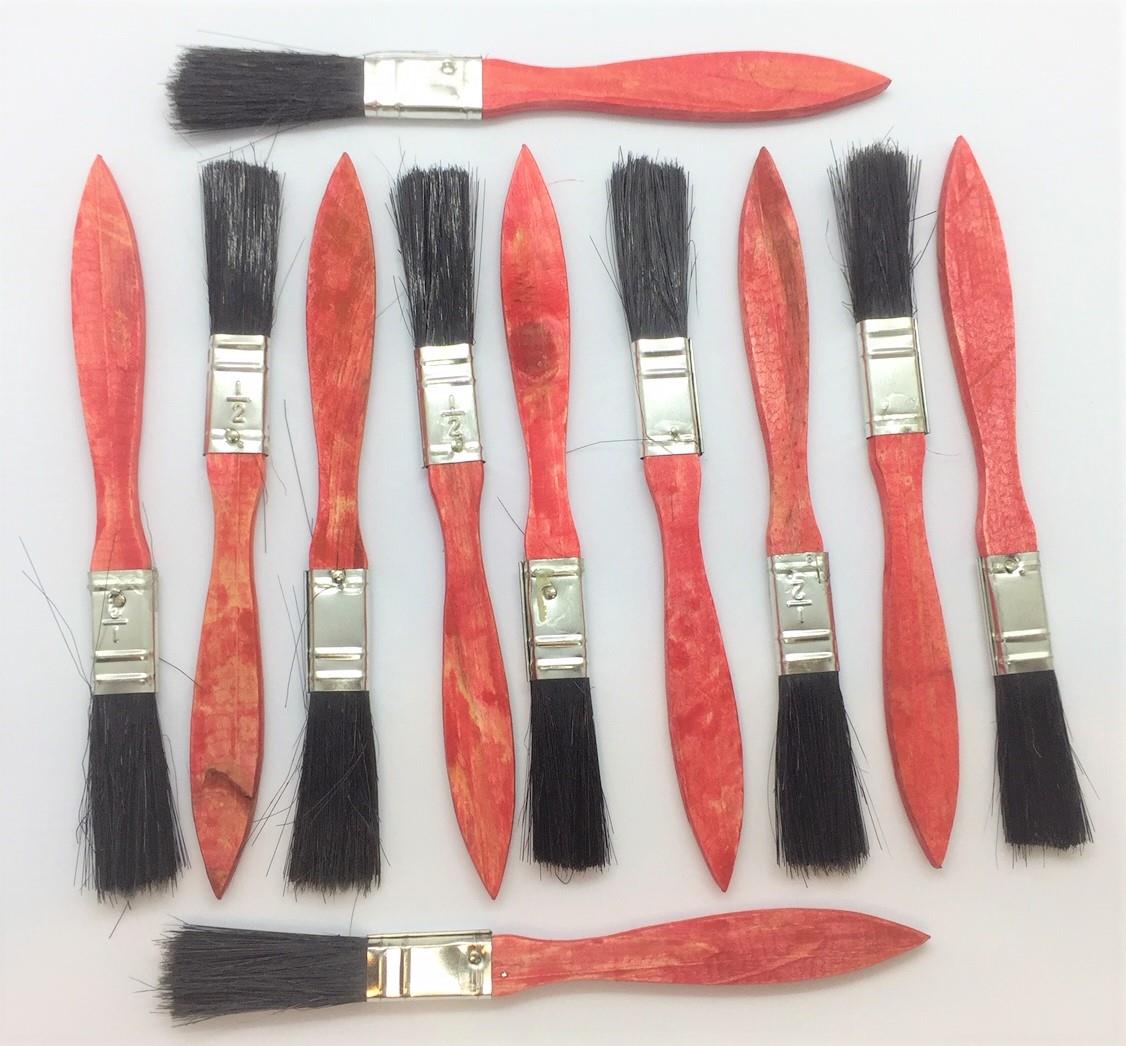 PAINT BRUSH DISPOSABLE BRUSHES 1/2" DECORATING EMULSION & GLOSS