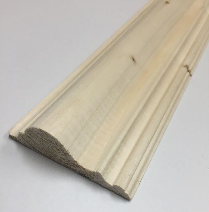 Traditional style decorative pine dado rail moulding (70MM Wide x 1200mm Long) - Picture 7 of 11
