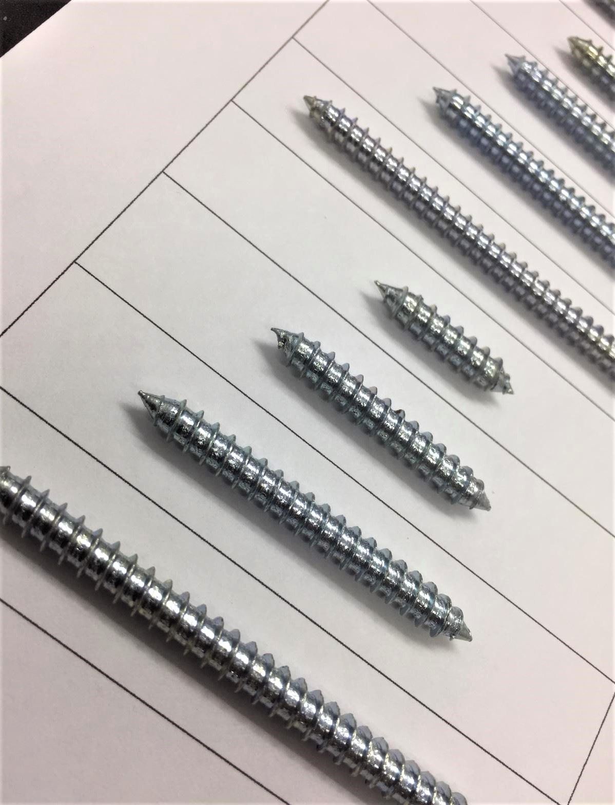 WOOD TO WOOD DOWEL SCREWS DOUBLE ENDED SCREWS 1",1.5",2",3"x8g, 1 TO 50