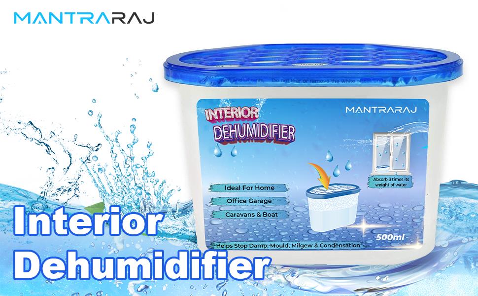 Interior Dehumidifiers 500ml Home Damp Moisture Absorber Disposable Dehumidifier - Picture 61 of 90