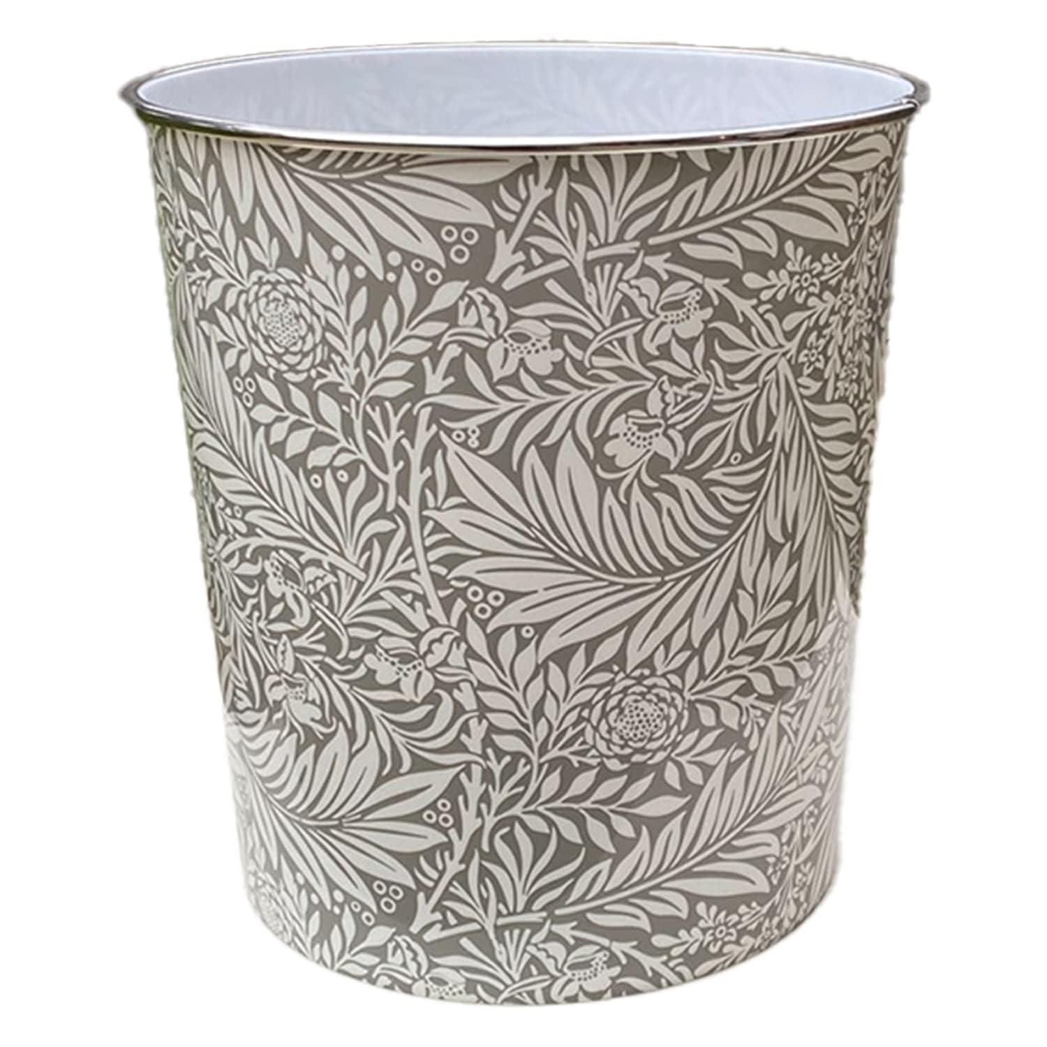 7.7L Plastic Waste Paper Dust Bin Round Rubbish Bin For Office Bathroom Kitchen - Picture 32 of 60