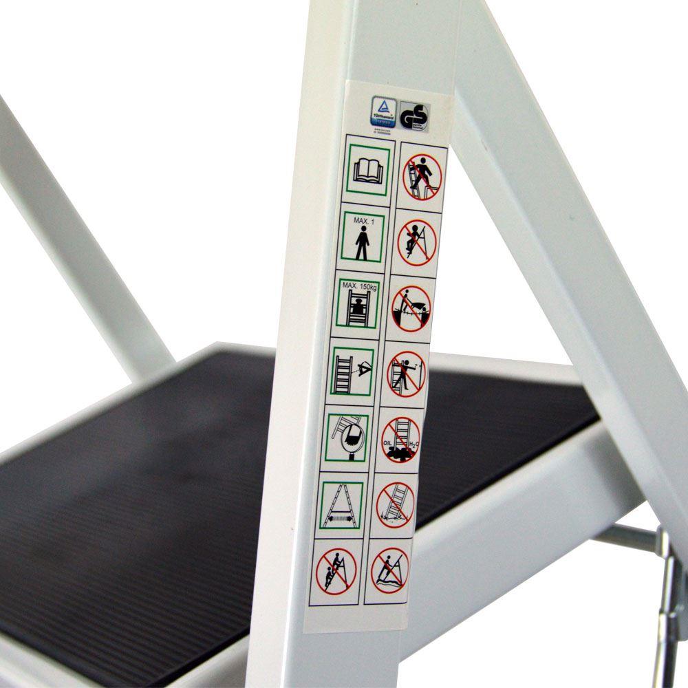2 3 4 Step Ladder Anti Slip Folding Step Stool Foldable Stepladder Multi-Use - Picture 24 of 26
