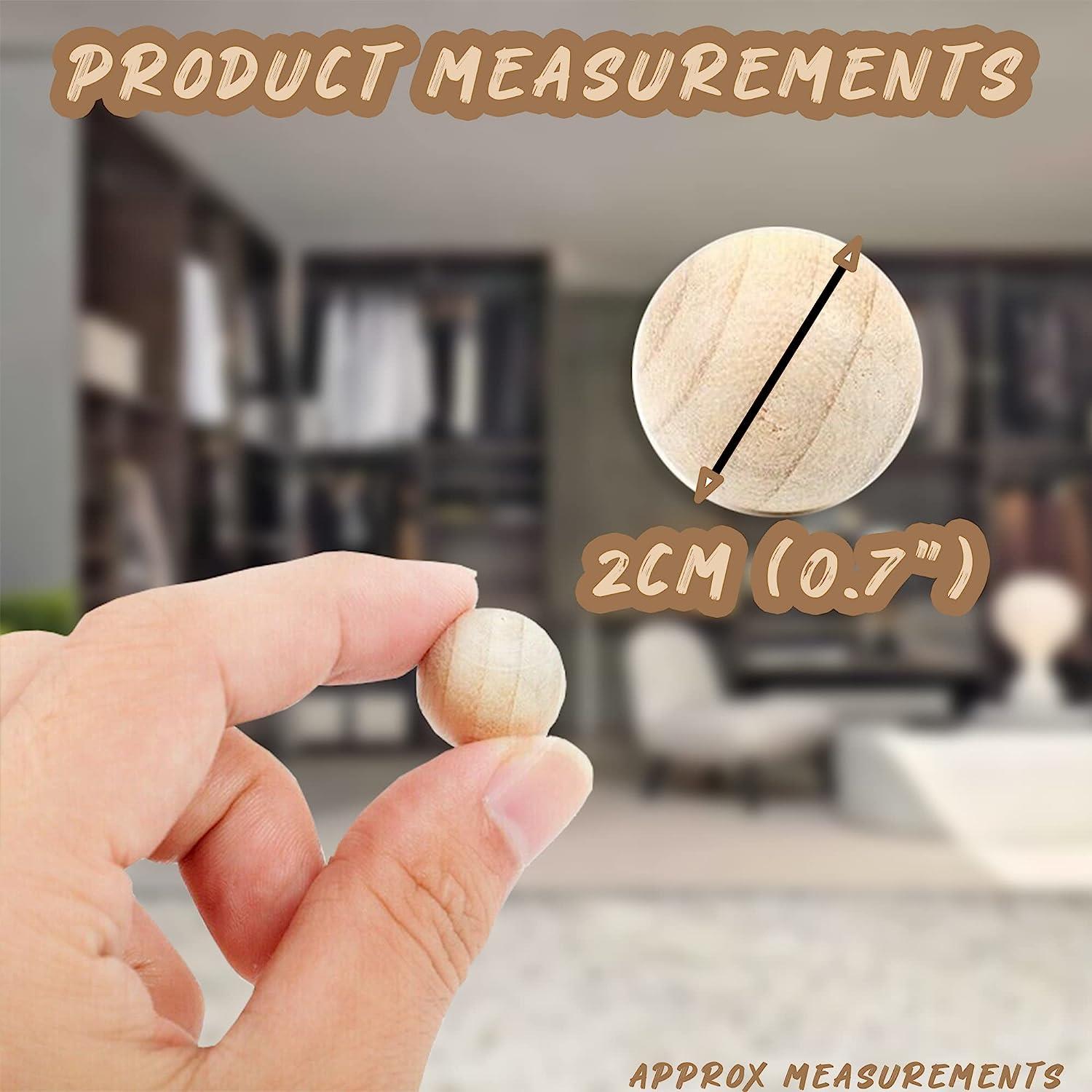 Cedar Wood Balls Moth & Insect Repellent Red Cedar Wood Balls 100% Natural - Picture 8 of 13